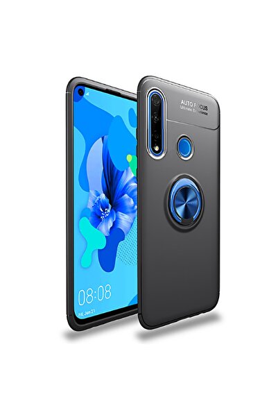 ZM STORE Huawei P40 Lite E Kılıf Yüzüklü Standlı Pürüzsüz Ve Soft Arka Yüzey ...