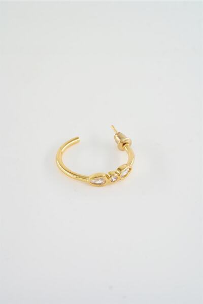 By Zeyna Aksesuar حلق نسائي مصنوع من حجر الزركون الباجيت الخاص بك مكون من قطع...