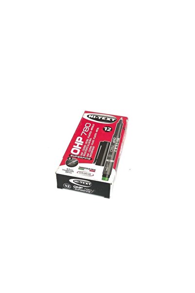 Hi-Text Silgili Cd Permanent Kalem S Uç Siyah 12'li ( 1 Paket )