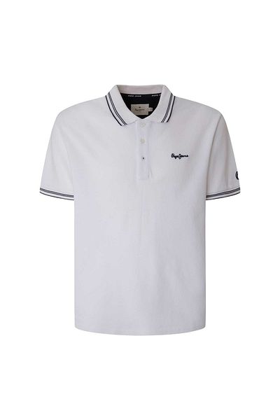 Pepe Jeans Herren Poloshirt - JETT, Kurzarm, Knopfleiste, Einfarbig