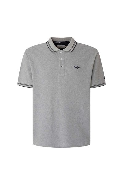Pepe Jeans Herren Poloshirt - JETT, Kurzarm, Knopfleiste, Einfarbig