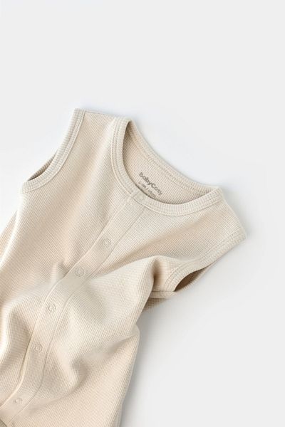 BabyCosy بذلة بحمالات وافل عضوية
