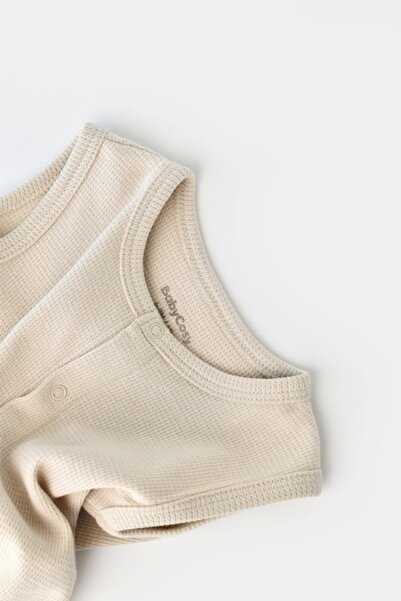 BabyCosy Organic Waffle Strap Jumpsuit Csyw1006