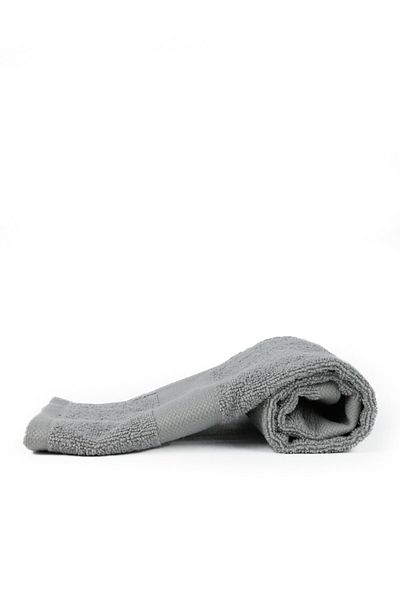 Taka Fabrics Wave 100% Cotton Hand Face Guest Towel Size 30x50 Cm, Dark Gray