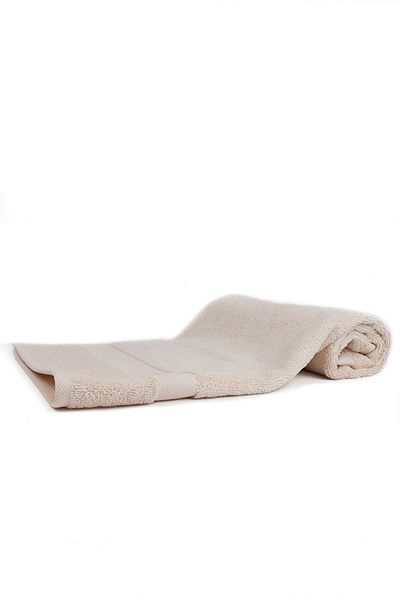 Taka Fabrics Πετσέτα προσώπου Wave 100% βαμβακερή Μέγεθος 50x80 cm Σαμπάνια