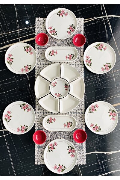 Genel Markalar Kar Çiçeği 6 Kişilik 19 Parça Kahvaltı Takımı