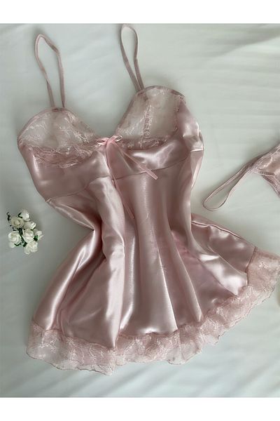 MH Moony Homewears Комплект бельо от 2 сатенени мини нощници Emily