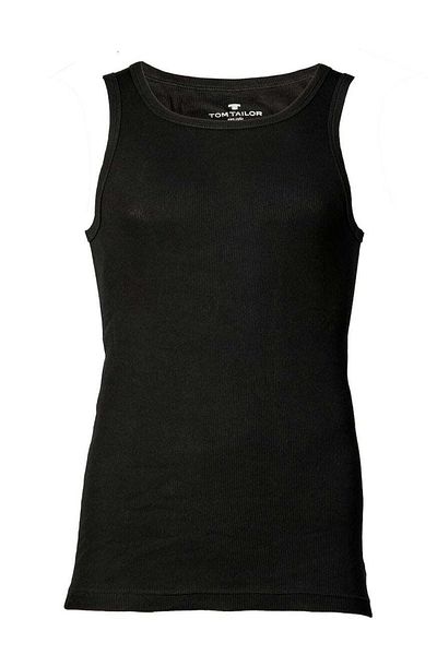 Tom Tailor 2er-Pack Herren Tanktop – Unterhemd, Garron S, einfarbig
