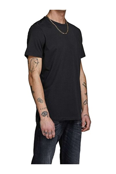 Jack & Jones JACK&JONES Herren T-Shirt, 2er Pack - JACBASIC CREW NECK TEE, Kurzarm, einfarbig, Baumwolle