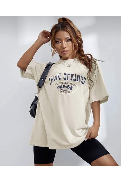 My Blog طقم لباس ضيق أسود من تيشيرت بالم سبرينج للسيدات