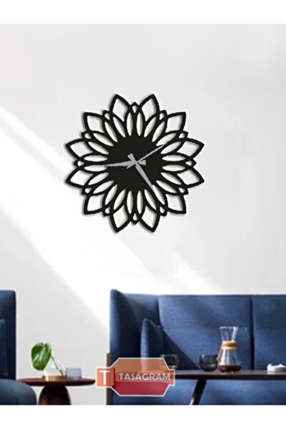 TASAGRAM Tulip Lazer Kesim Metal Duvar Saati