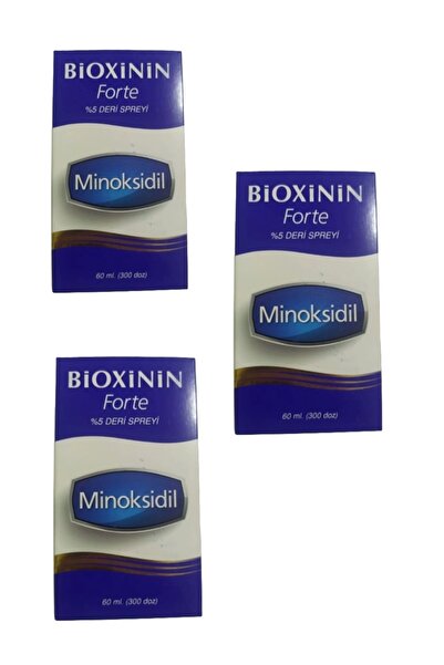 Bioxinin Forte %5 Deri Spreyi 60 Ml 3'lü
