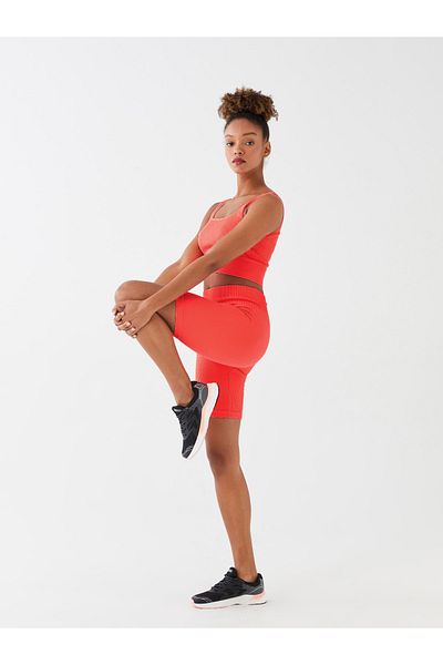 LC Waikiki Nahtlose Sport-Leggings für Damen mit elastischem Bund, einfarbig