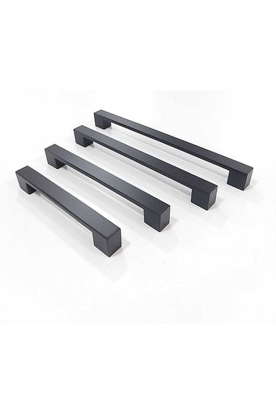 ARON (1 PC) 3416 Sofuoğlu Matte Black Handle TV Unit Dresser Kitchen Drawer Cabinet Door Handle