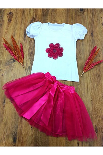 Çello mello طقم فيونكة للفتيات مكون من قطعتين