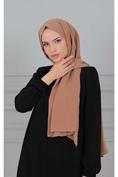 VIEN POLO شال حرير المدينة الفاخر قهوة الحليب S1900