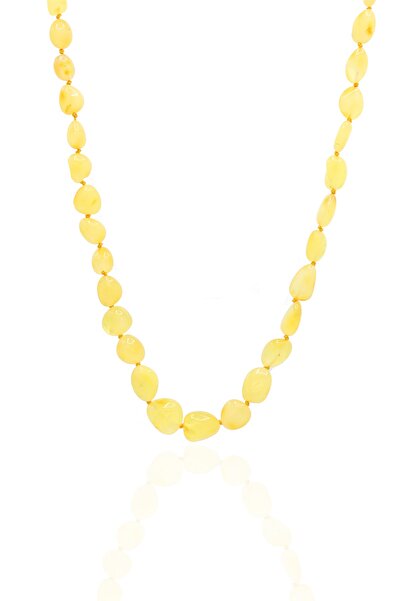 Midyat Nurtaş Gümüş Unisex Orijinal Damla Kehribar Kolye 201022222