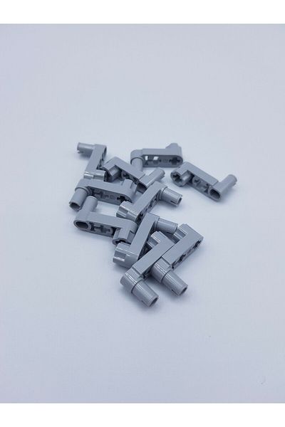 LEGO Technic Moc Custom Liftarm Modified Crank Pin 1 X 3 Axle Light Gray 2 Pieces to Send