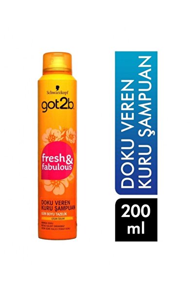 Got2B Fresh & Fabulous Doku Veren Kuru Şampuan 200 Ml