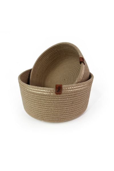Handmade Opia Позлатен органайзер за кошници от 2 части