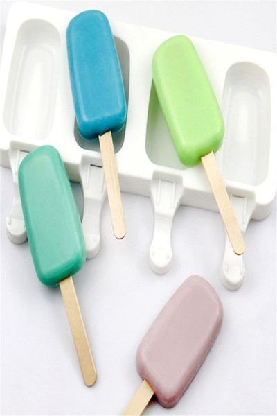 MasterCar Magnum Ice Cream Mold 4-Piece Practical Ice Cream and Magnum Silicone Ice Cream Mold