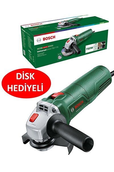Bosch Spiral Taşlama Makinesi 750 Watt 115mm Sipral + Darbeli Matkap 600 Watt