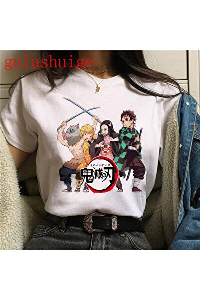 GALASHOP Kimetsu No Yaiba تي شيرت كارتوني مضحك Mod9f
