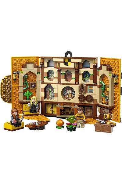 LEGO JFF Game® Harry Potter Hufflepuff Building Flag Creative Toy Building Set 313 Pieces