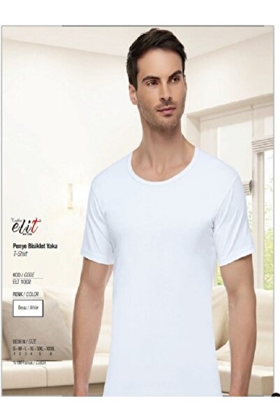 Tutku Men's Combed Cotton Crew Neck Undershirt 1 Piece