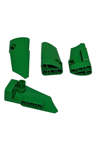 LEGO Original Accessory Custom Technic Small Panel Light Green Right and Left 2 Pieces to Send