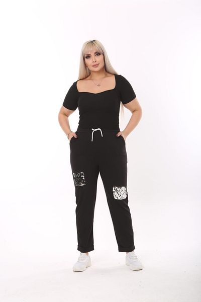Esina Γυναικεία Φούτερ με παγιέτες Special Series