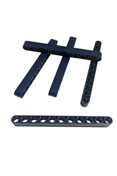 LEGO Original Technic Moc Custom Accessory Liftarm 1 X 11 Thick - Navy Blue 4 Pieces Will Be Sent