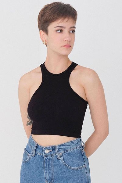 Addax Bustier - Schwarz - Unifarben