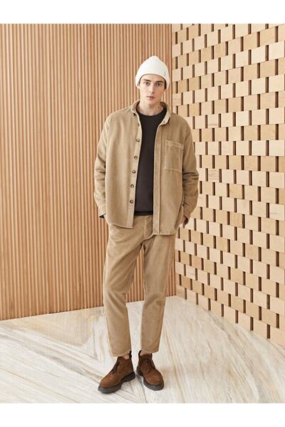 LC Waikiki Pantaloni pentru bărbați din catifea cu ajustare standard