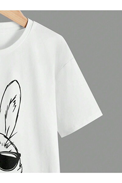 LePold Μπλουζάκι για κορίτσια/αγόρια με στάμπα Rabbit