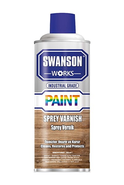 SWANSON WORKS Swanson Sprey Vernik 400ml Şeffaf Parlak