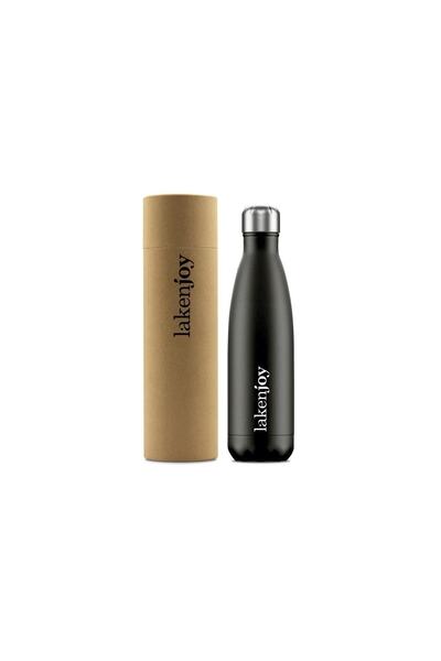 LAKEN 18/8 Steel Joy Thermos Bottle 0.50l - Black Lkj50n