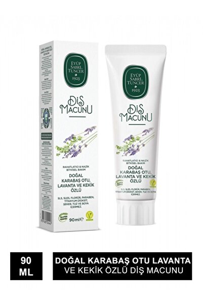 Eyüp Sabri Tuncer Doğal Karabaş Otu, Lavanta Ve Kekik Özlü Diş Macunu 90 Ml