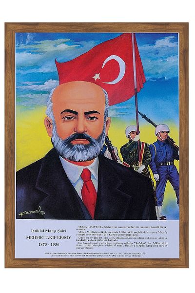 ABCPANO MDF Frame 35x50 Cm 23 Piece Turkish Elders Set Board