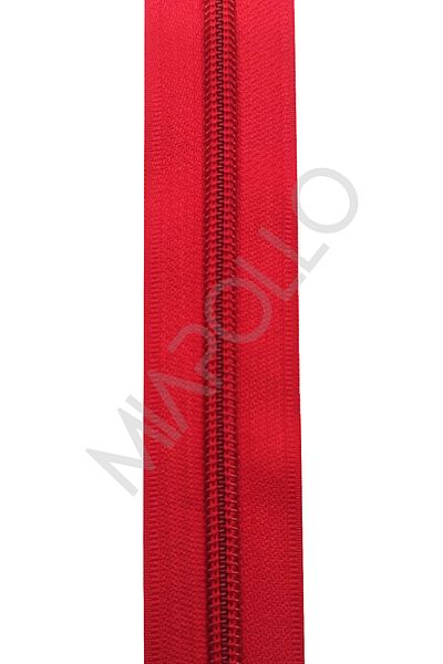MİAPOLLO 10 Meters Red Plastic Thread - T5 Zipper