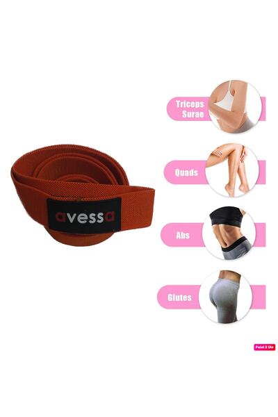 AVESSA Lpb-100 Örme Güç Bandı Kalça Ve Bacak Güçlendirici Esneklik Kazandırıc...