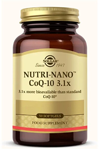 Solgar Nutrı-nano Coq-10 3.1x 50 Softgels