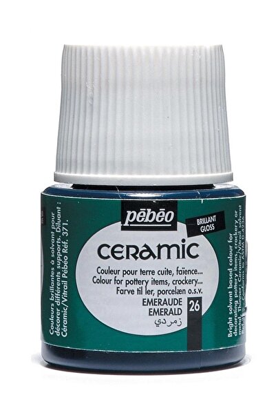 Pebeo Ceramic 26 Emerald Seramik Boyası 45 Ml