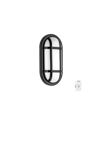 AC AYDINLATMA 30w Meda Led Luminaire Black Case White Light