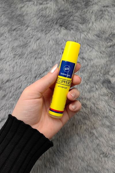 Clipper 16 Ml. Seyahat Mini Universal Butane Gas Çakmak Gazı Hu76
