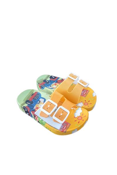 Behtah Kundura Children's Non-Slip Sole Adjustable Slippers Beach Pool Beach Daily Slippers Unicorn