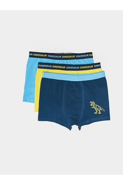 LC Waikiki Nyomtatott pamut Boy boxer készlet 3 darabból