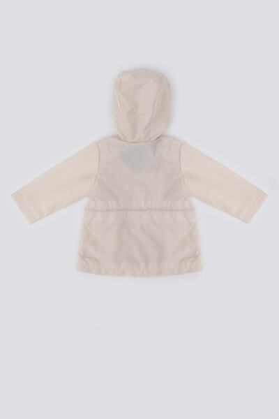 U.S. Polo Assn. The Nobility Of Red Cream Baby Girl Raincoat