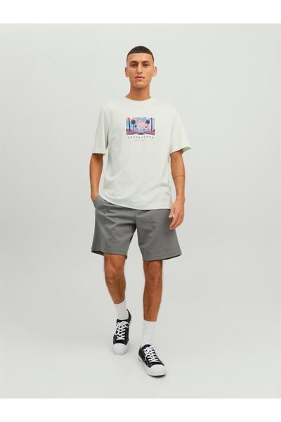 Jack & Jones Tricou Jortulum Landscape Tee SS cu guler rotund Erkek