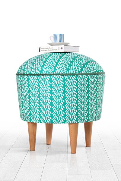 Lorencehome Rakamoz Puf - Yosun